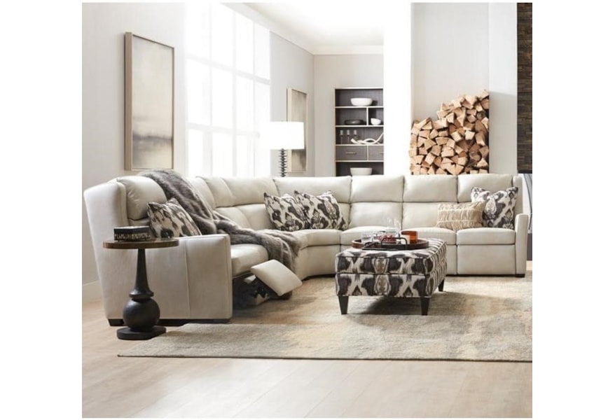 Bradington Young Dixon Transitional 3 Piece Sectional Sofa Bradington Young Dixon Transitional 3 Piece Sectional Sofa