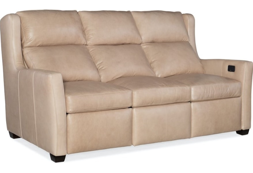 Bradington Young Dixon Contemporary City Scale Motion Sofa | Belfort Furniture | Reclining Sofas