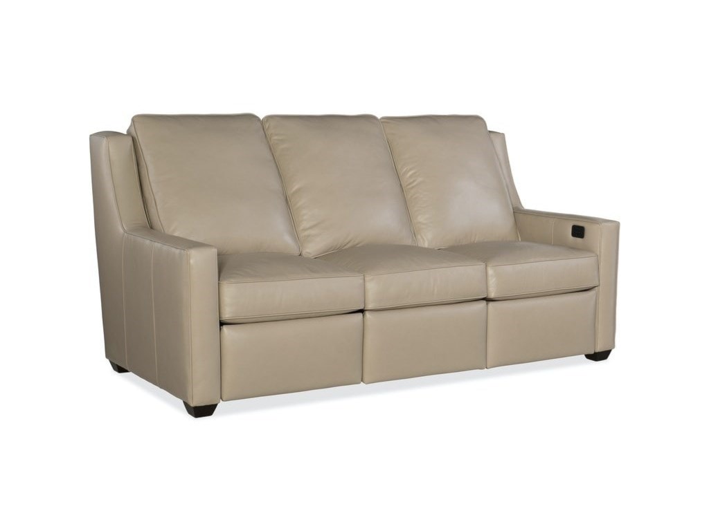 bradington young power leather double reclining sofa