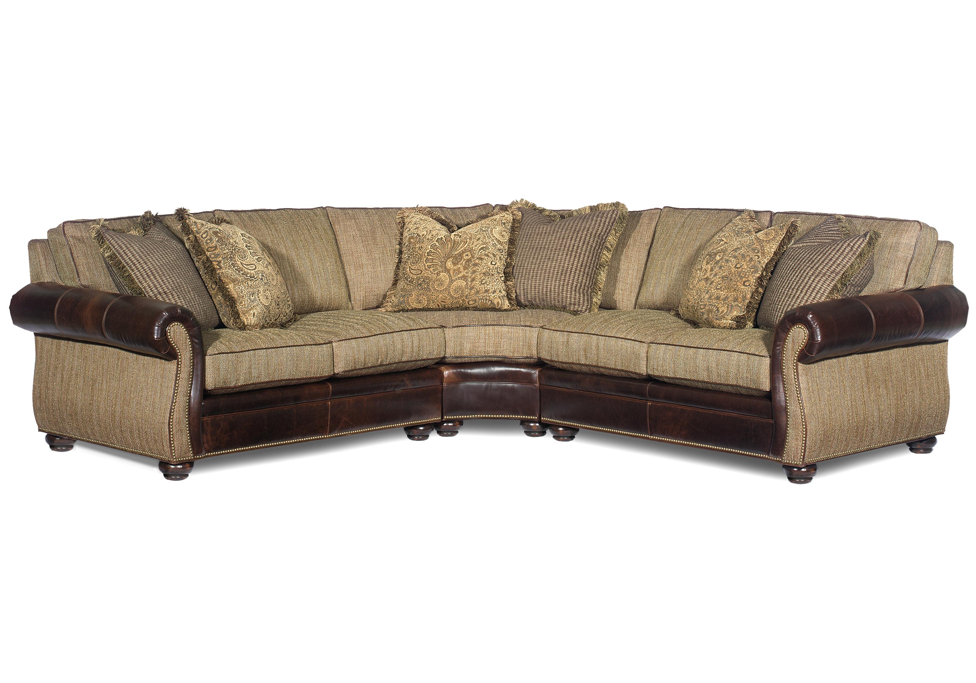 Bradington Young Sterling Corner Sectional Sofa Howell Furniture Sectional Sofas