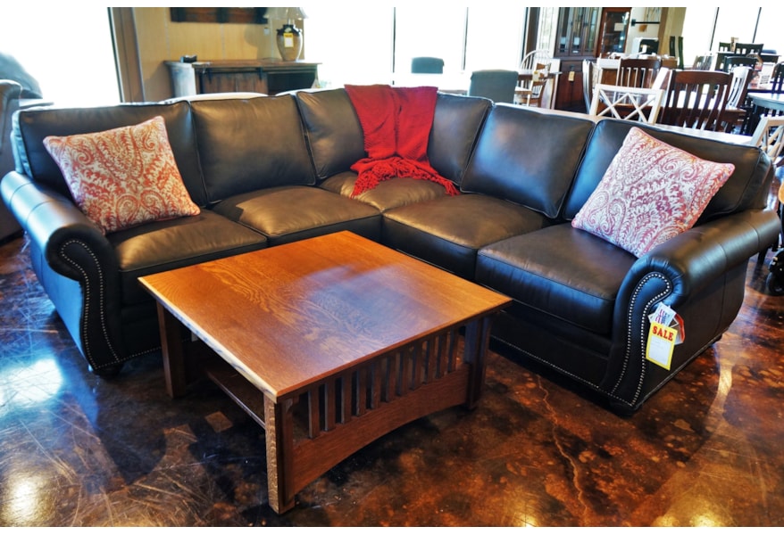 Bradington Young Sterling Corner Sectional Sofa Mueller Furniture Sectional Sofas