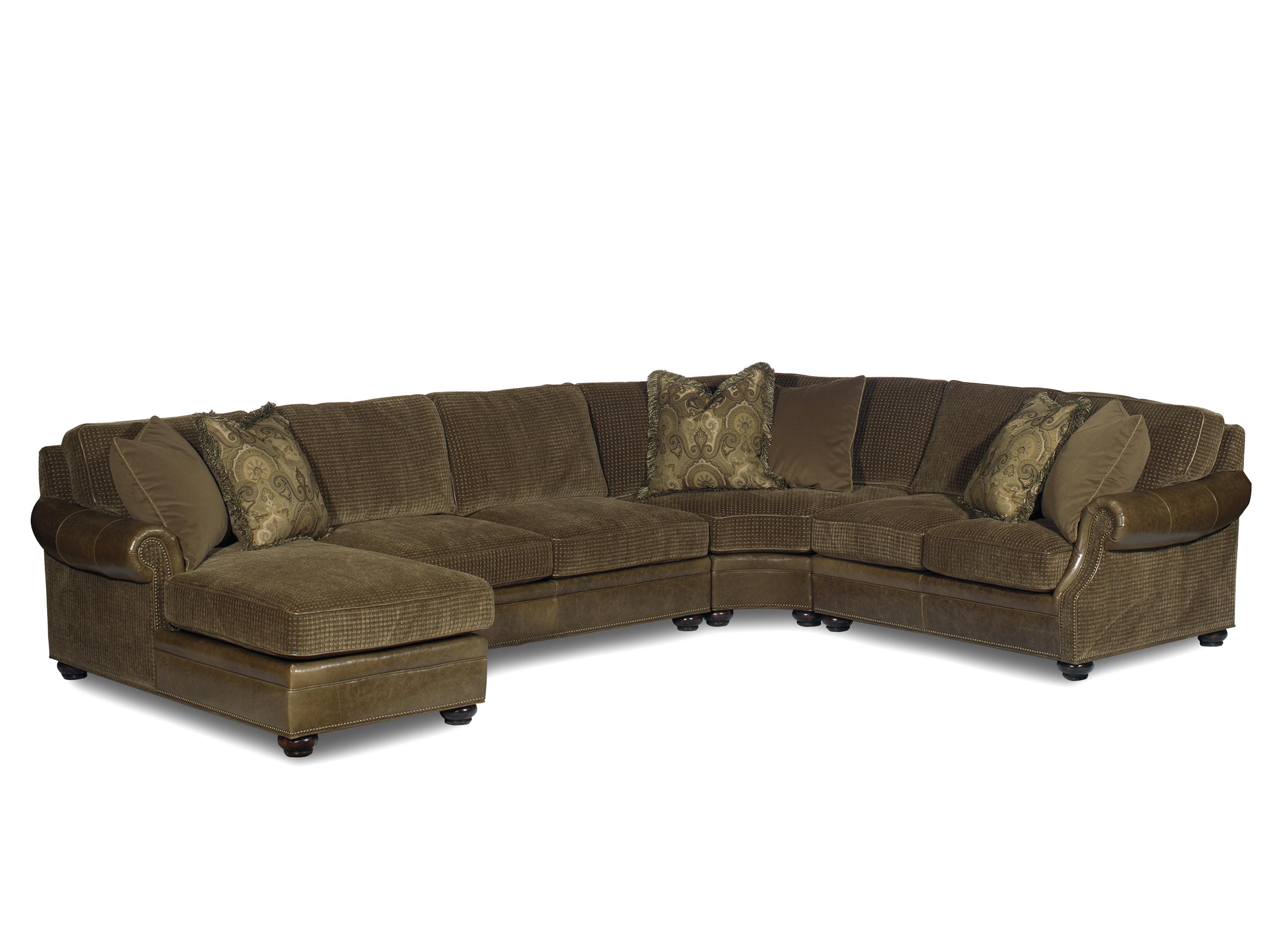 Bradington Young Warner Sectional Sofa With Chaise Lounger