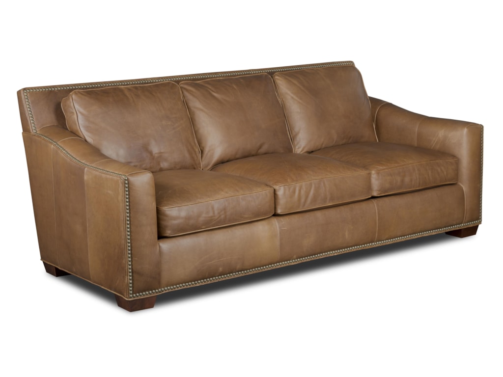 Bradington Young Winchester Contemporary Sofa With Nailhead Border Bradington Young Winchester Contemporary Sofa With Nailhead Border