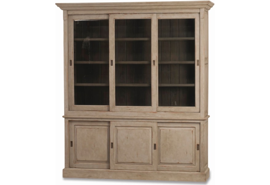Bramble Homestead Hudson 88 Bookcase W 3 Sliding Doors Story