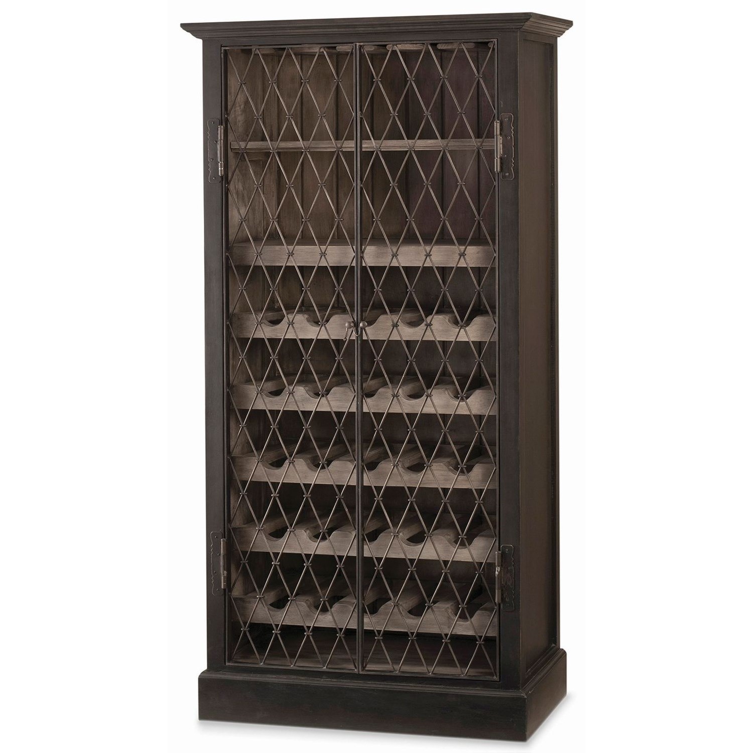 Bramble Nantucket Sanoma Wine Cabinet With Metal Doors Story