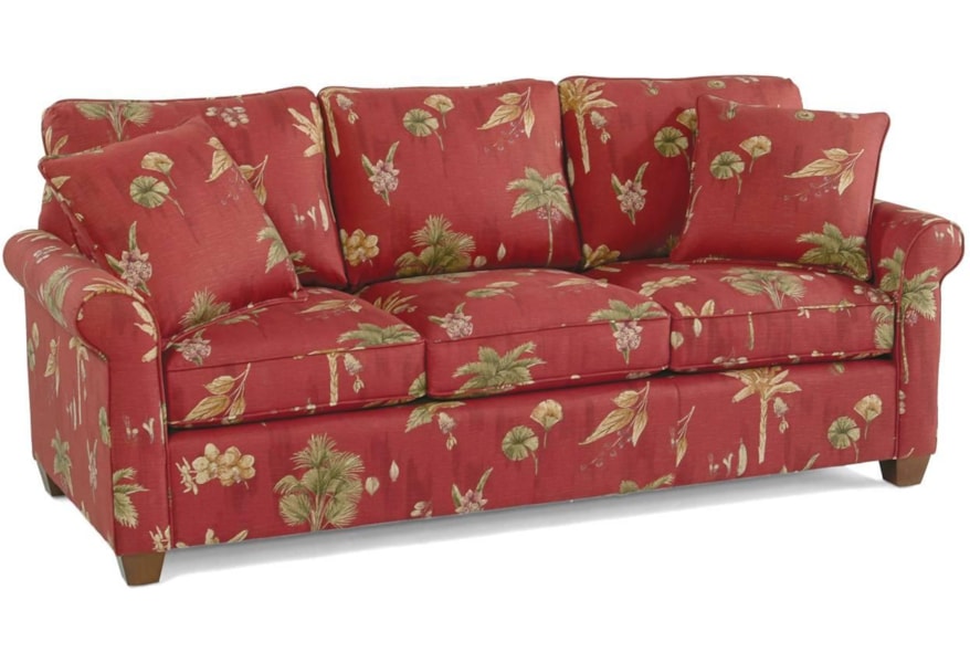Braxton Culler 759 Casual Queen Sleeper Sofa With Loose Back Cushions Powell S Furniture And Mattress Sofa Sleeper