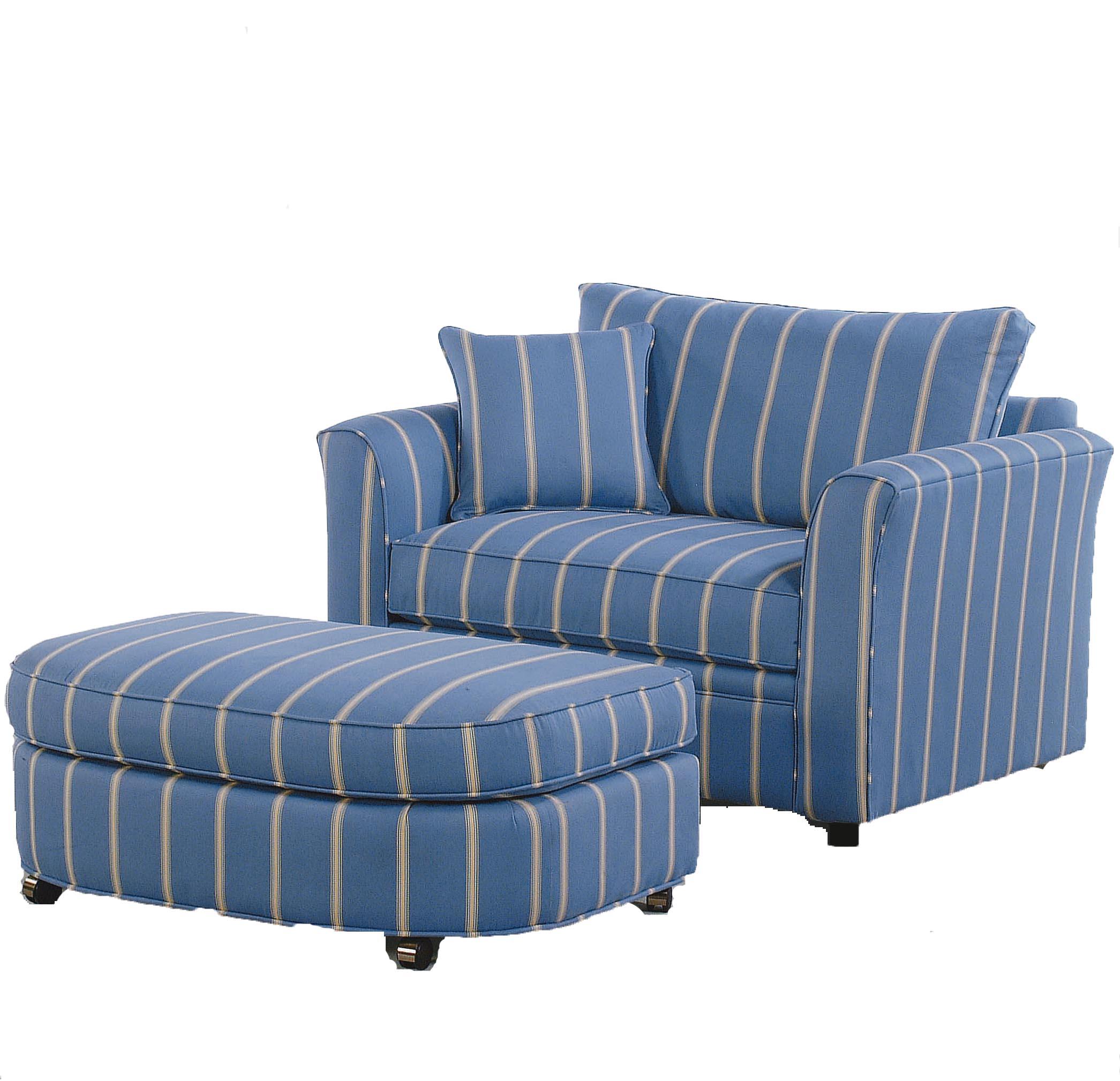 blue chair and a half