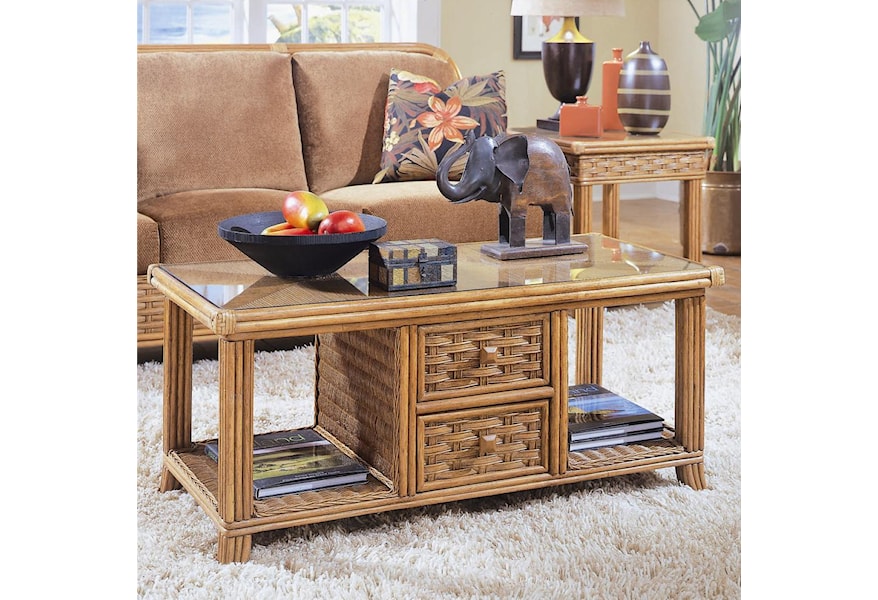 Braxton Culler 953 Cocktail Table With Two Drawers Jacksonville