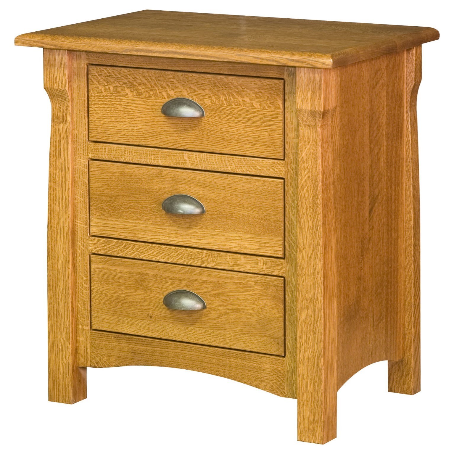 Brookside Furniture Canterbury 3 Drawer Night Stand Mueller Furniture Night Stands