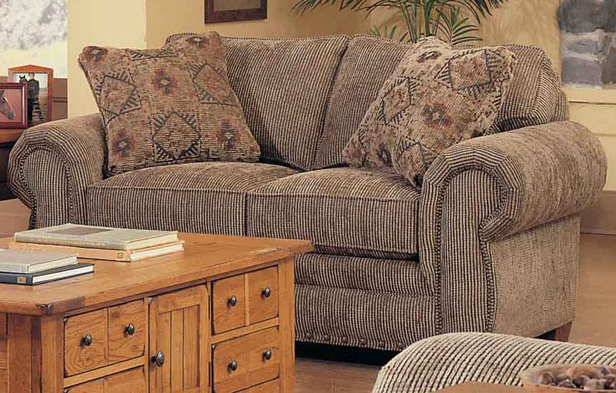 Broyhill Furniture Cambridge Casual Style Loveseat With Nail Head Trim Find Your Furniture Love Seats