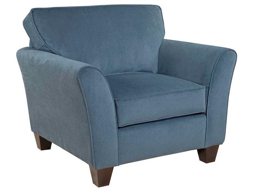 broyhill furniture maddie contemporary style chair with flared arms