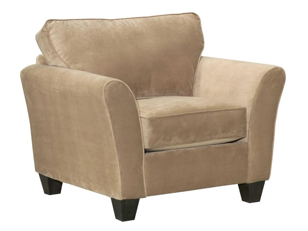broyhill furniture maddie contemporary style chair with flared arms