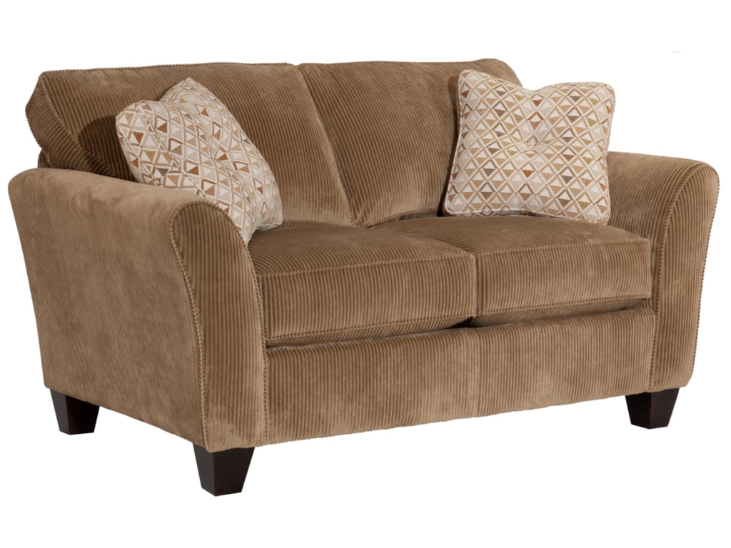 Broyhill Furniture MaddieContemporary Style Loveseat