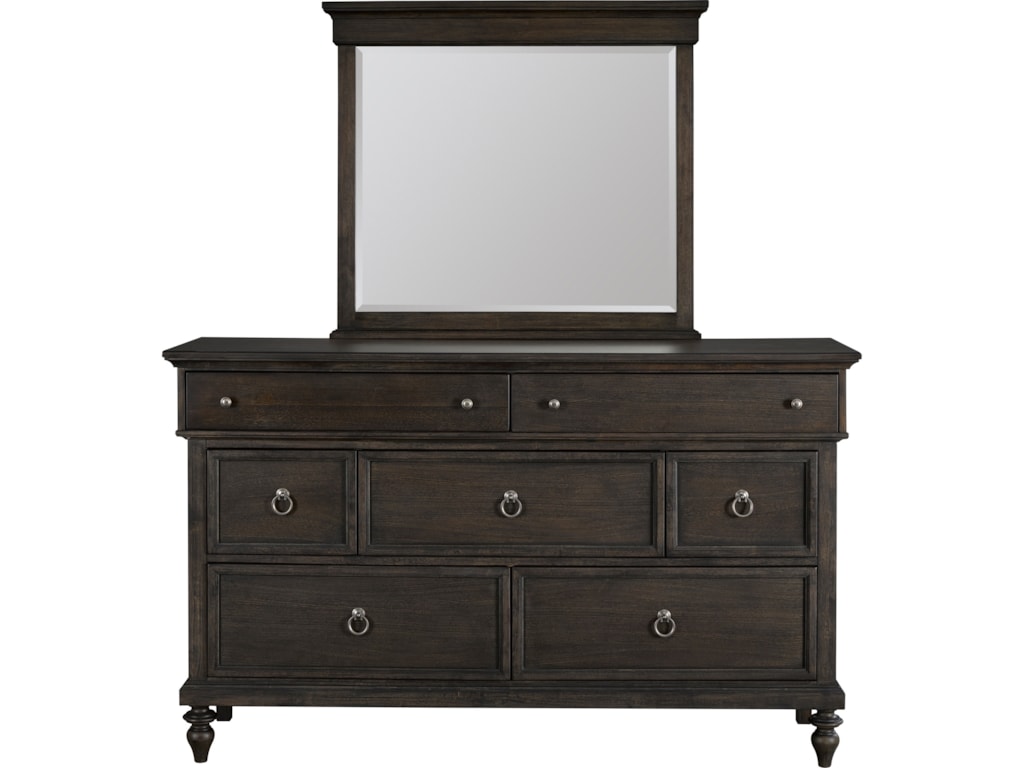 Broyhill Furniture Ashgrove 7 Drawer Dresser And Mirror Combo Broyhill Furniture Ashgrovedresser And Mirror Combo