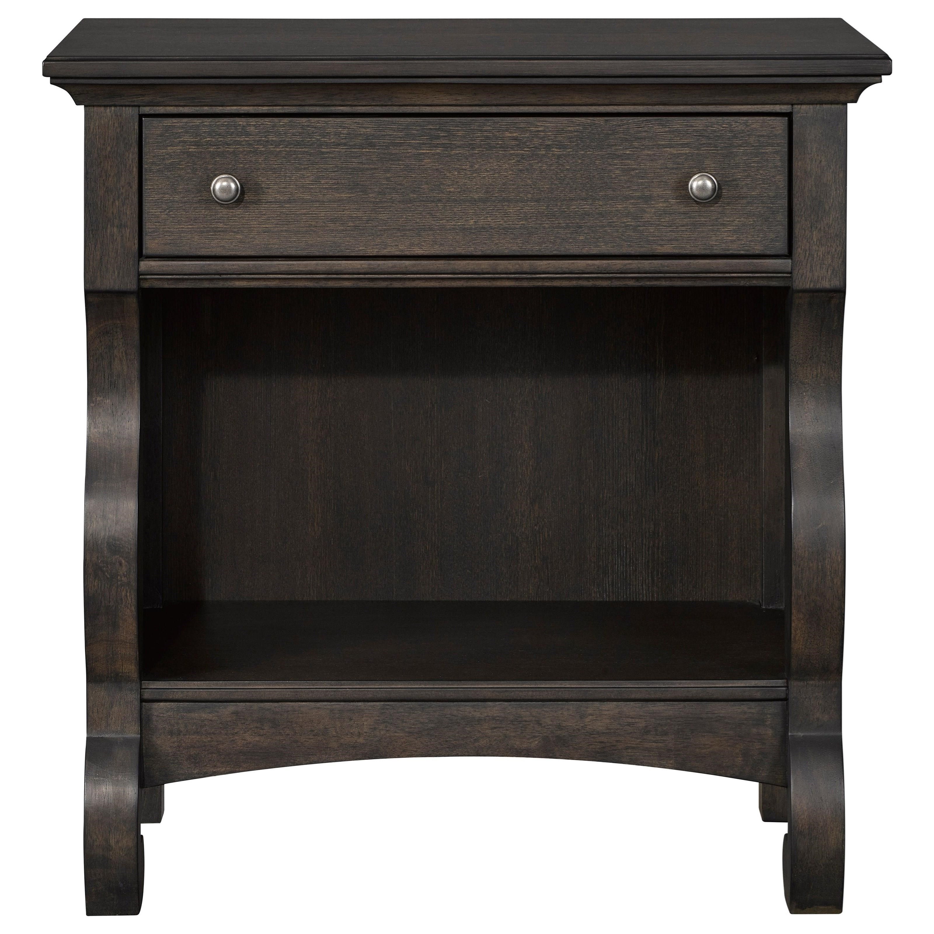 Broyhill Furniture Ashgrove 4547 291nut Night Table Baer S