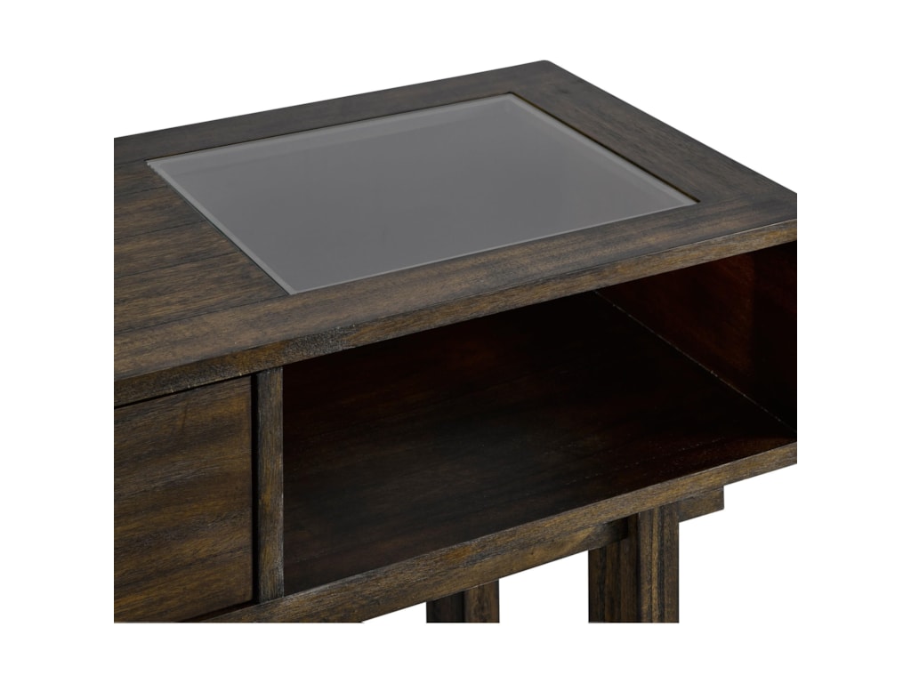 Broyhill Furniture Blythewood Sofa/Console Table With Glass Blythewood 3115-009 Sofa/Console Table with Glass Inserts by Broyhill Furniture - Broyhill Furniture Blythewood Sofa/Console Table With Glass