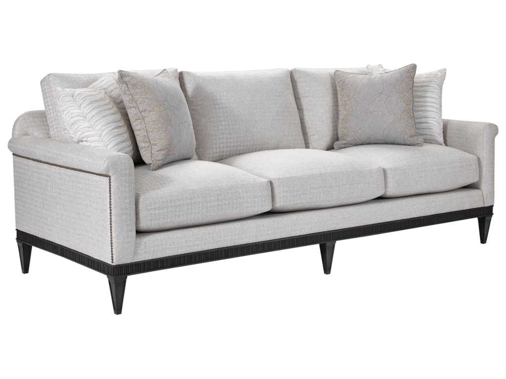 Broyhill Furniture Cashmera 4282 3 Sofa With All Around Wood Base Select Items Have Diffe Fabric Choices Available Price May Vary Depending On Chosen Pricing Is As Displayed