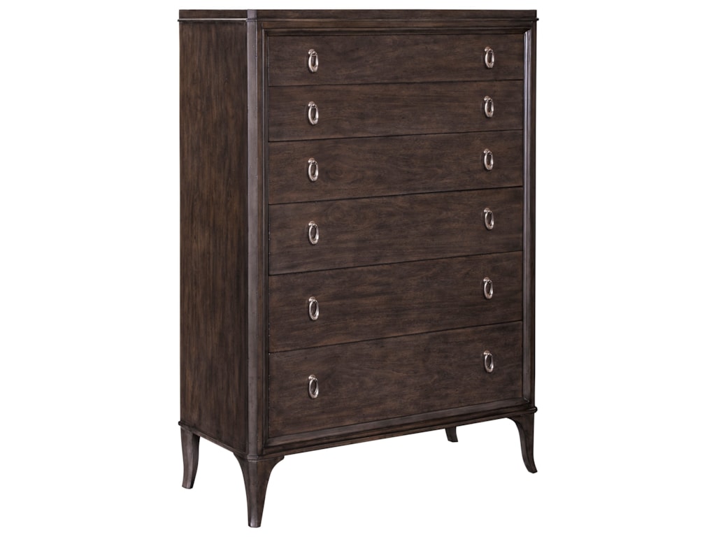 Broyhill Furniture Cashmera 6 Drawer Chest With Ring Pull Hardware Cashmera 6 Drawer Chest With Ring Pull Hardware By Broyhill Furniture