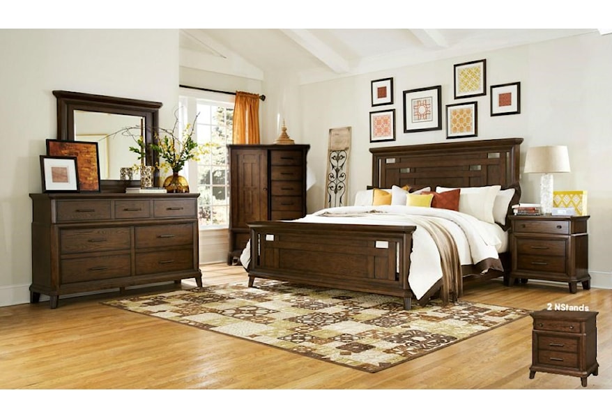 Broyhill Furniture Estes Park 8pc Bedroom Group Lindy S