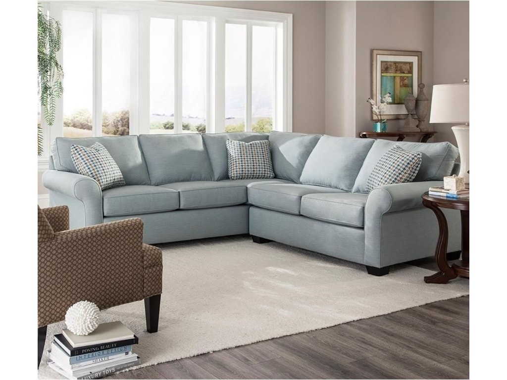 Broyhill Furniture Ethan Two Piece Sectional With Corner Sofa Broyhill Furniture Ethantwo Piece Sectional