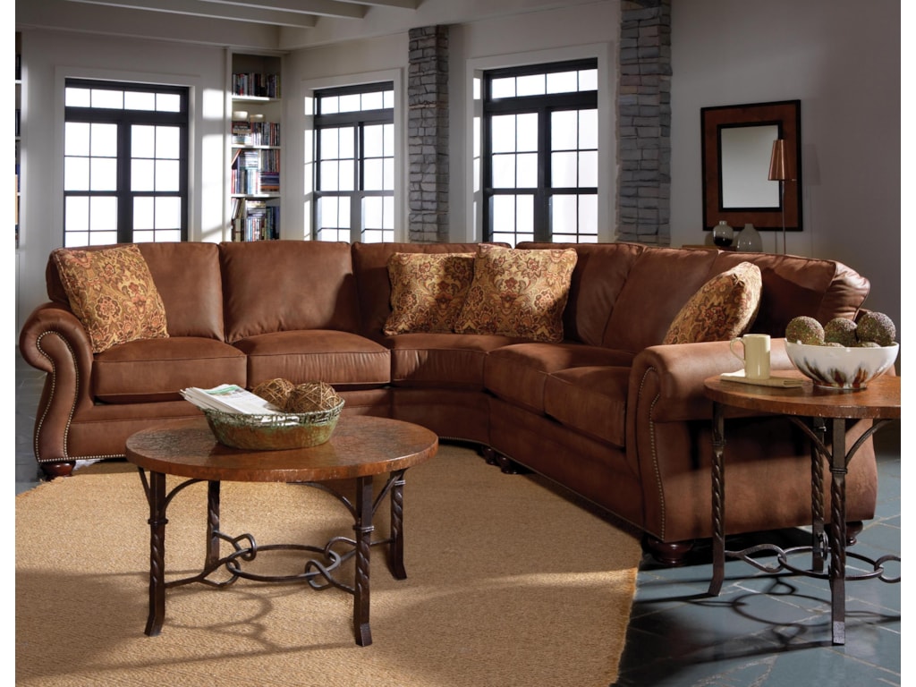 Broyhill Furniture Laramie 3 Piece Wedge Sectional Sofa