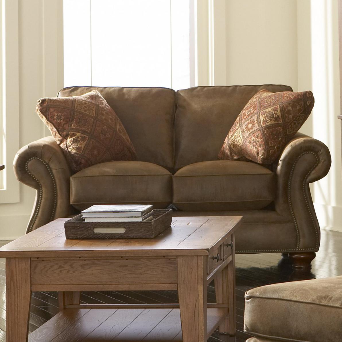 Broyhill Furniture Laramie Loveseat W Nail Head Trim Lindy S