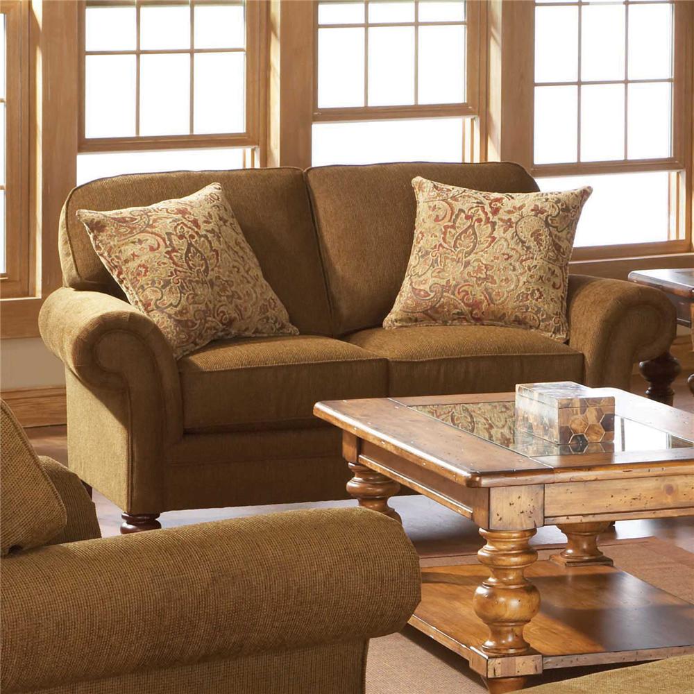 Broyhill Furniture Larissa Upholstered Stationary Loveseat With