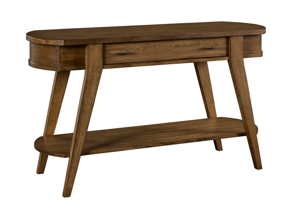 Broyhill Furniture Lawson 1 Drawer Console Table With Angled Legs Broyhill Furniture Lawsonconsole Table