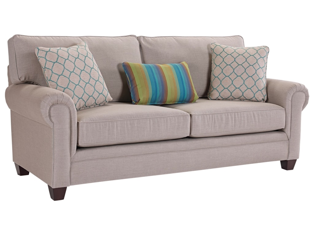 Broyhill Furniture Monica Transitional Queen Air Dream Sleeper Sofa Broyhill Furniture Monicaqueen Air Dream Sleeper
