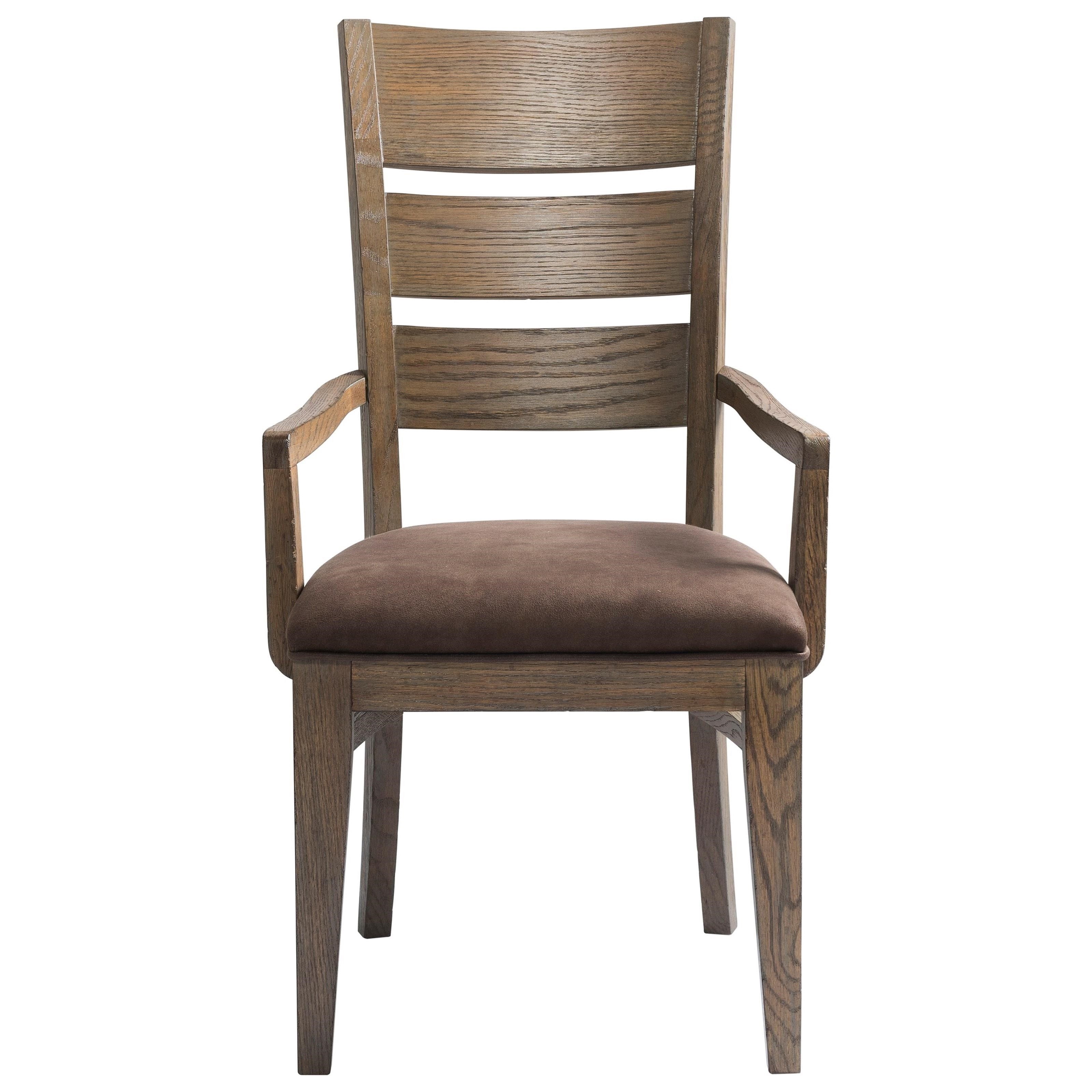 Broyhill Furniture Park City Upholstered Seat Arm Chair Ahfa