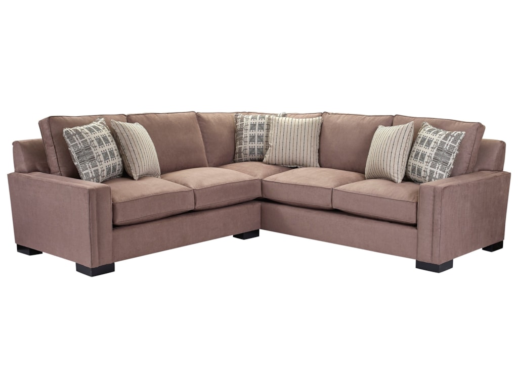 Broyhill Furniture Rocco 2 Piece Sectional With Corner Sofa Miller Broyhill Furniture Roccosectional