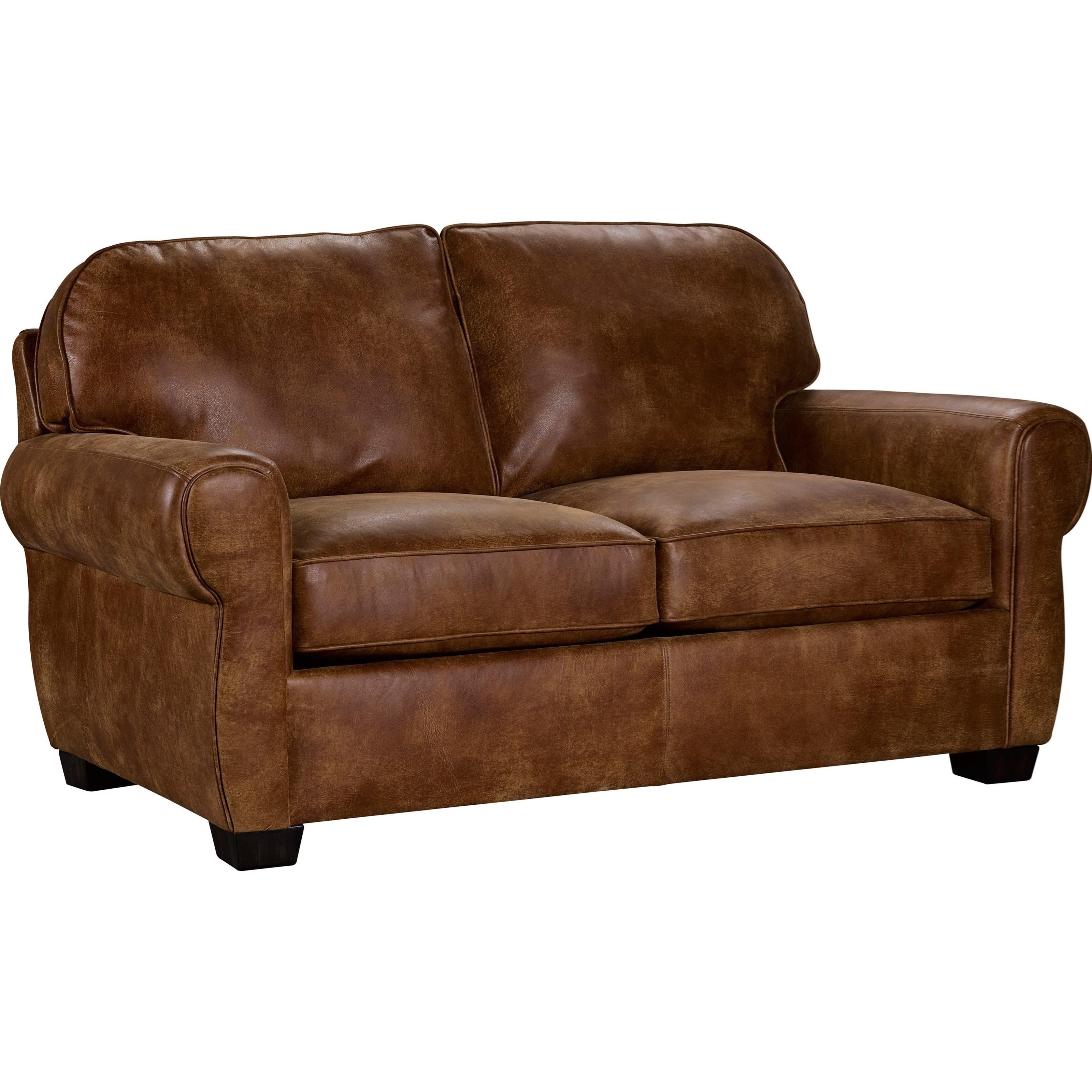 Broyhill Furniture Vedder Transitional Loveseat With Cigar Arm