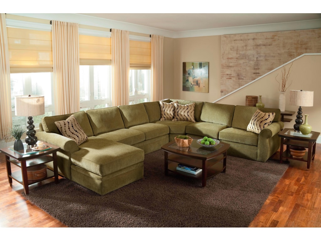 Broyhill Furniture VeronicaChaise Sectional with Sleeper