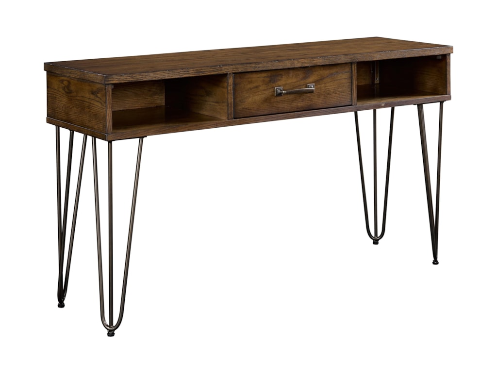 Broyhill Furniture Warren 1 Drawer Console Table With Hairpin Legs Broyhill Furniture Warrenconsole Table