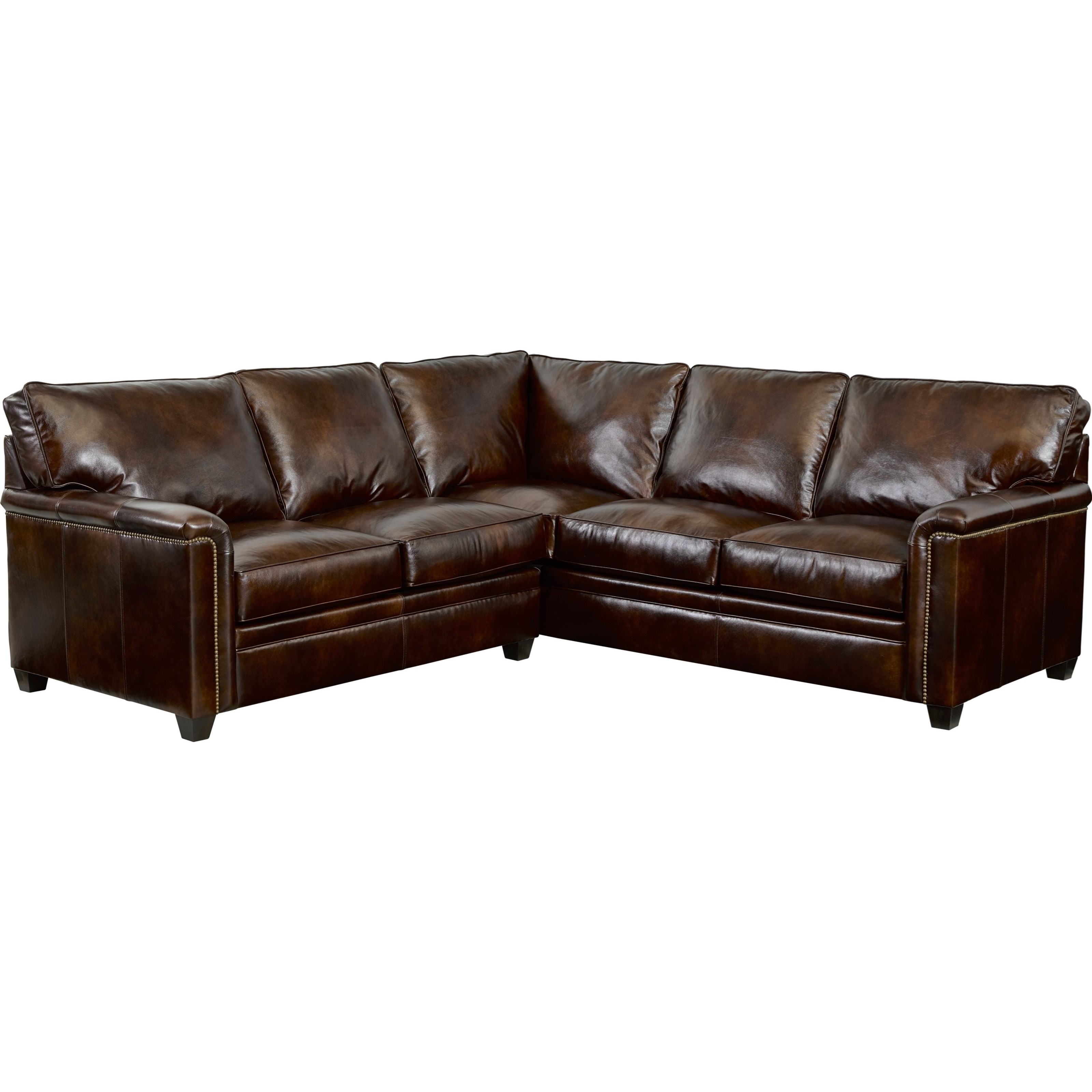 Broyhill Furniture Warren Raf Corner Sofa Sectional With Nail Head Trim Find Your Furniture Sectional Sofas