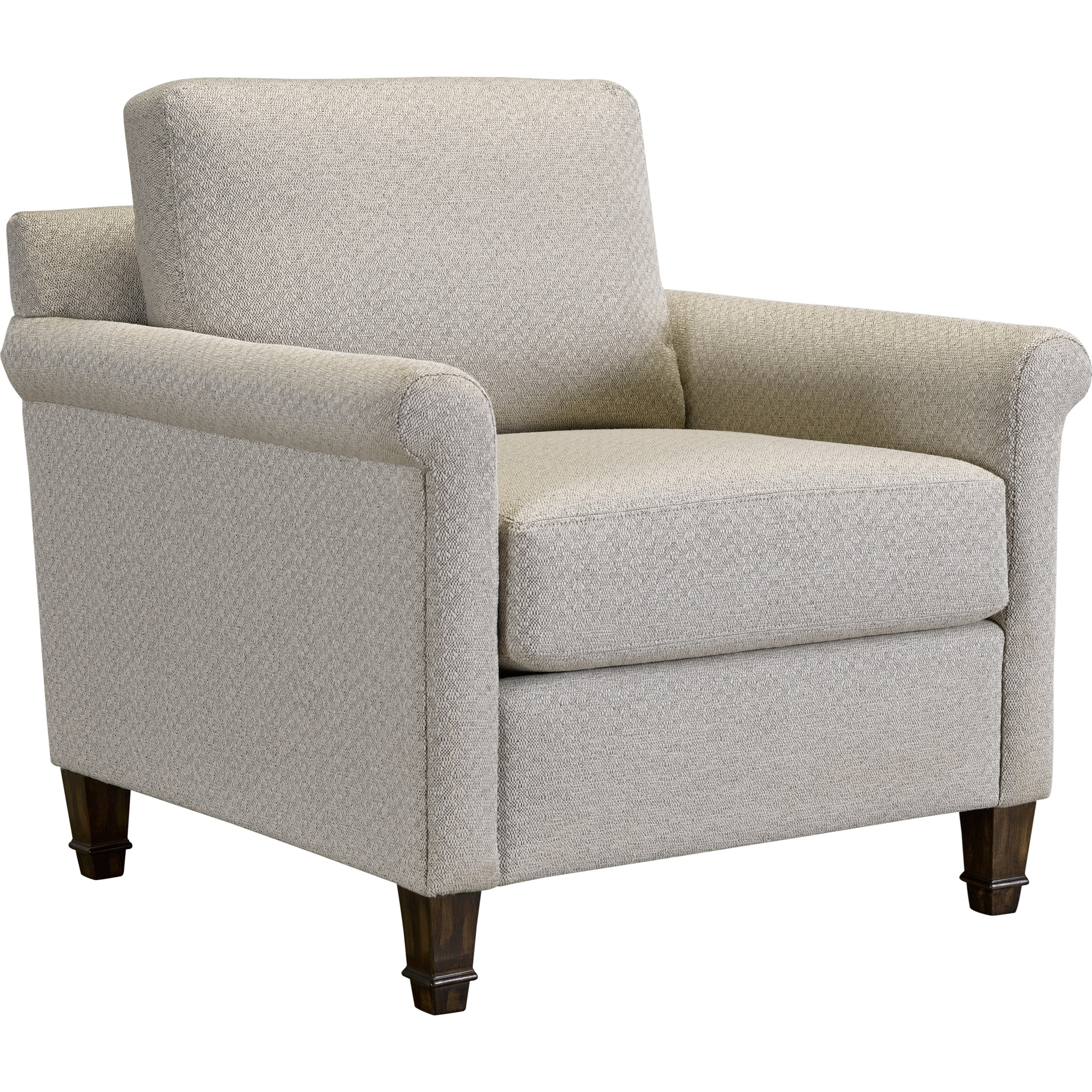 Broyhill Furniture Wells Transitional Upholstered Chair With Rolled Arms |  Find Your Furniture | Upholstered Chairs