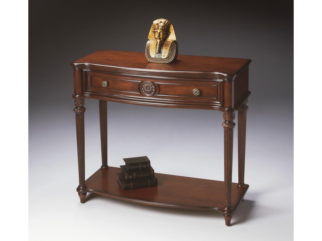 Butler Specialty Company Plantation Cherry Console Table Mueller Butler Specialty Company Plantation Cherry Console Table
