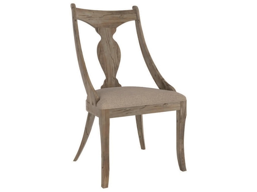 Canadel Champlain Custom Dining Customizable Upholstered Dining Chair Wayside Furniture Dining Arm Chairs