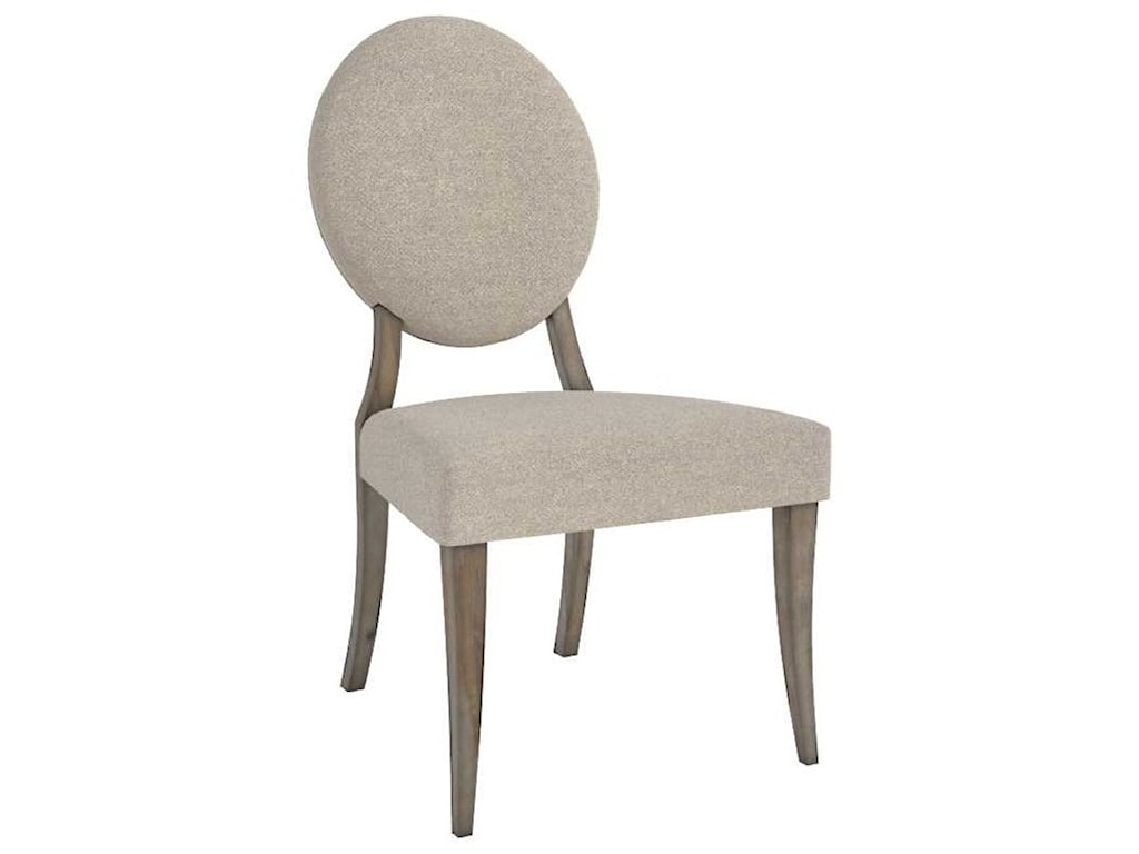 Canadel Champlain Custom Dining Customizable Upholstered Side Chair With Oval Back Wayside Furniture Dining Side Chairs