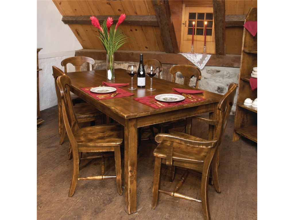 Canadel Champlain - Custom Dining<b>Customizable</b> Table and Chair Set