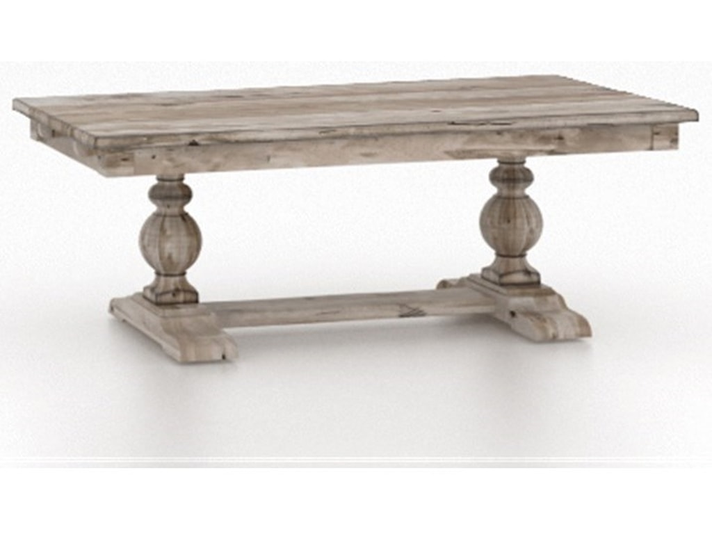 Canadel Champlain - Custom DiningCustomizable Rectangular Table w/ Trestle