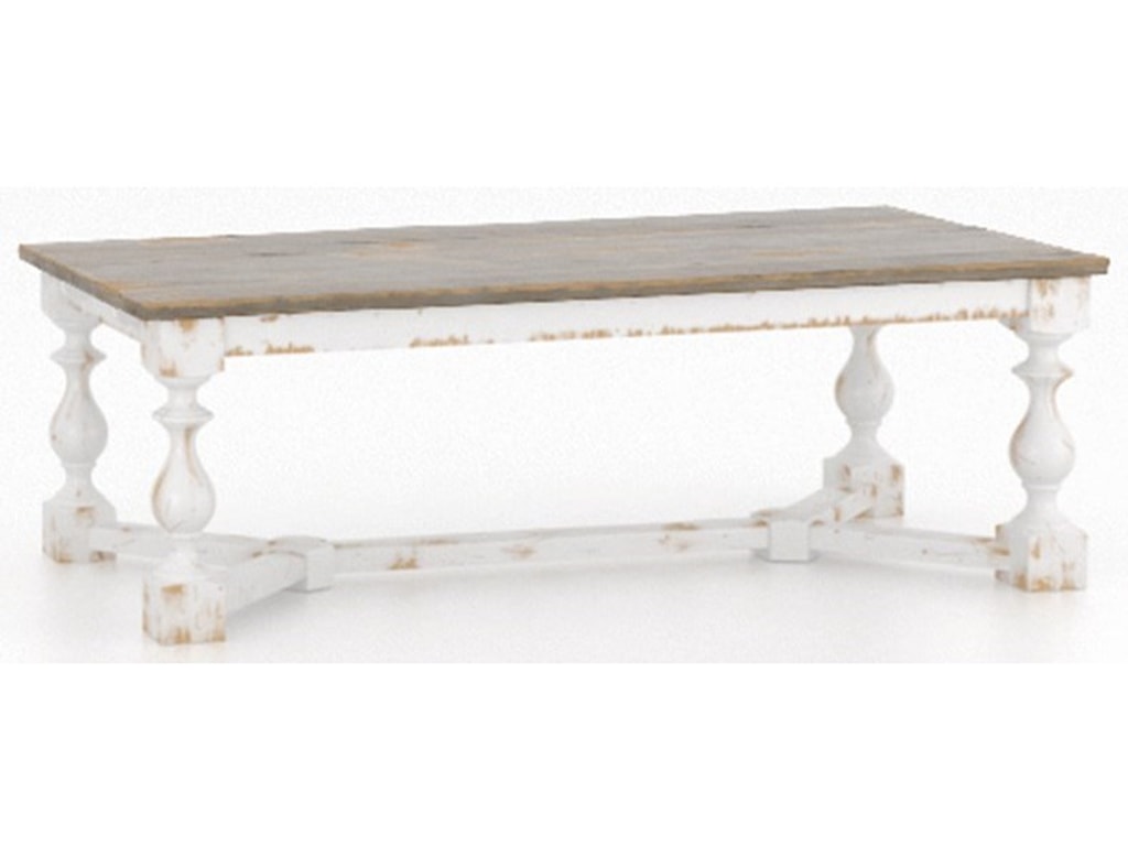 Canadel Champlain - Custom DiningCustomizable Rectangular Table w/ Trestle