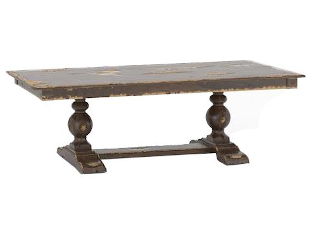Canadel Champlain - Custom DiningCustomizable Rectangular Table w/ Trestle