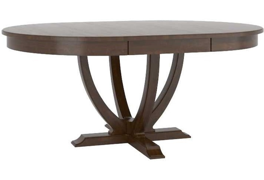 Canadel Classic Customizable Oval Dining Table Wayside Furniture Dining Tables