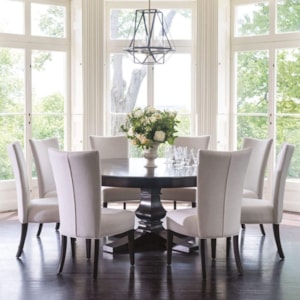 Canadel Classic 9 Piece 72 Round Dining Table Set Becker