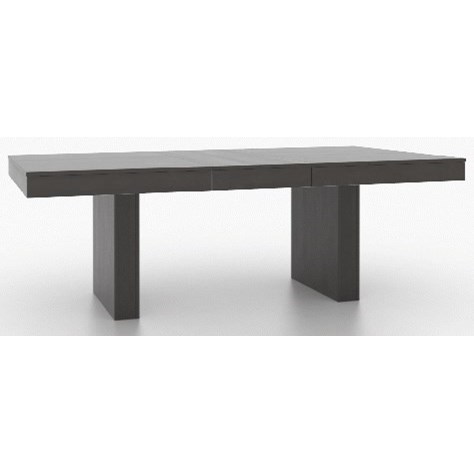 Canadel Contemporary Customizable Dining Table With Double