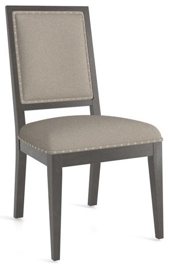 Canadel Core Core Upholstered Side Chair with Nailhead Tr