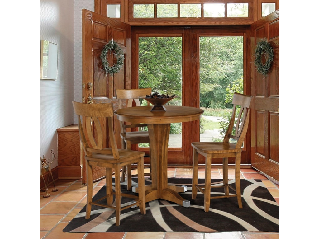 Canadel Custom Dining - High Dining <b>Customizable</b> 4 Pc. Pub Table Set