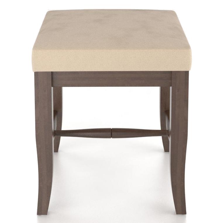 Canadel Custom Dining Customizable Upholstered Single Bench 20 Saugerties Furniture Mart Dining Benches