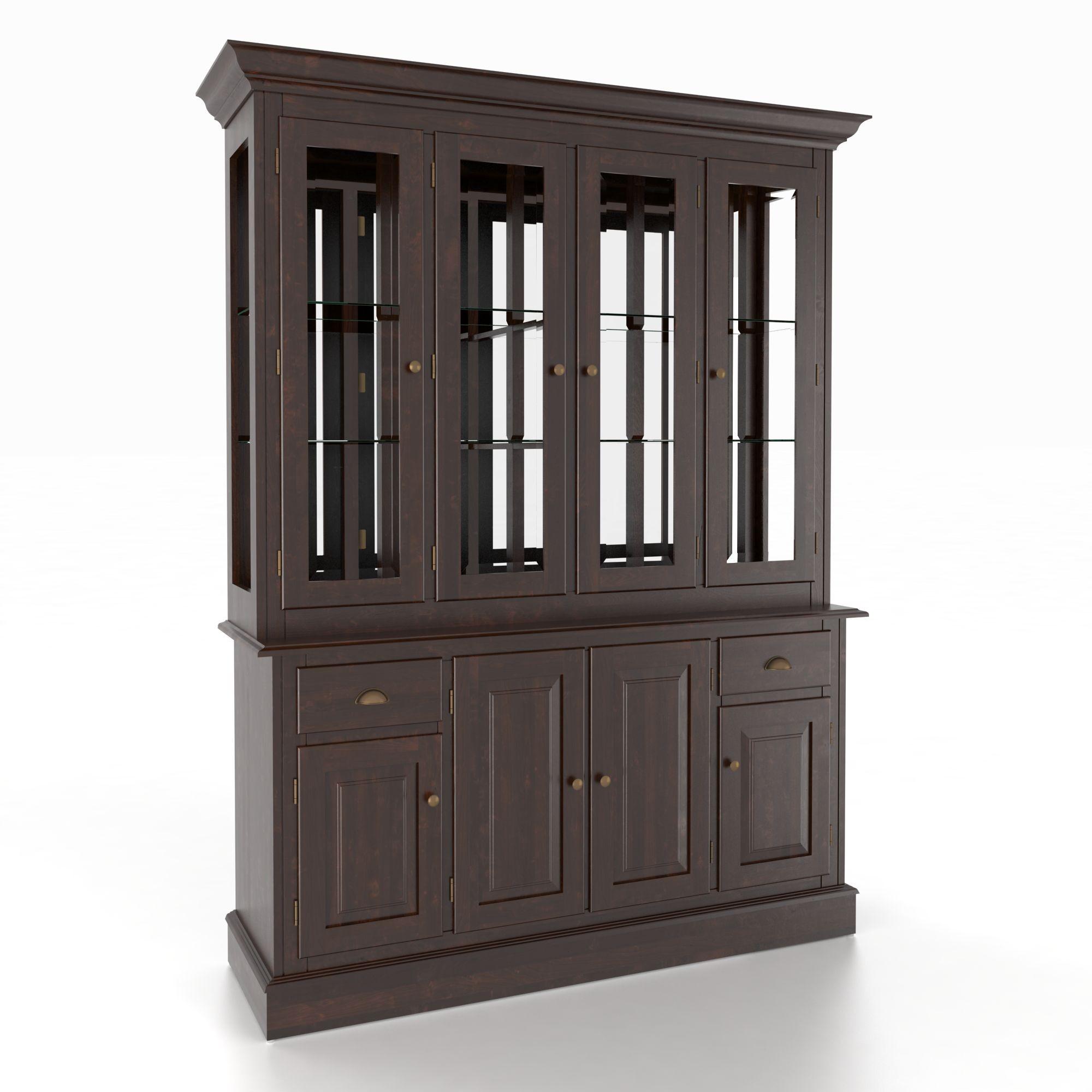 Canadel Custom Dining Customizable 60 Inch Hutch Buffet China Cabinet Jordan S Home Furnishings China Cabinets
